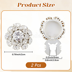 Кнопки латунь манжеты DIY-WH20011-70B