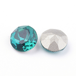 Cabochons de strass pointu dos et dos plaqué en verre&nbsp;RGLA-J012-8mm-229