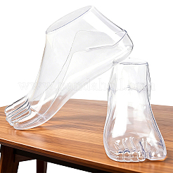 足用PVCフットサポート  女性モデルアクセサリー  透明  223x61x105mm&nbsp;AJEW-CY0002-69B