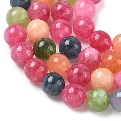 Gefärbte natürliche malaysia jade perlen stränge&nbsp;G-G021-02C-26