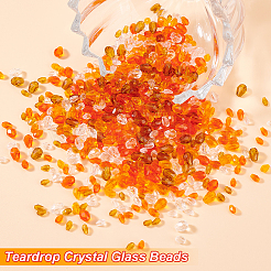 24 нитка 12 вида прозрачных граненых стеклянных бусин GLAA-WR0001-04