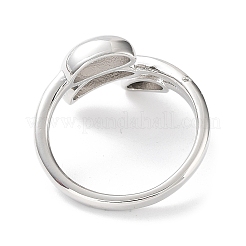 Листовая стойка с покрытием латунные манжеты RJEW-D020-07P