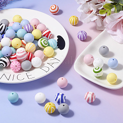 Круглые пищевые экологически чистые силиконовые фокусные шарики&nbsp;SIL-TA0001-90