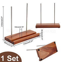 Деревянная подставка для туалетной бумаги DJEW-WH0039-57