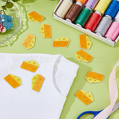 12 шт. заплатки из полиэфирной ткани&nbsp;AJEW-DC0003-86