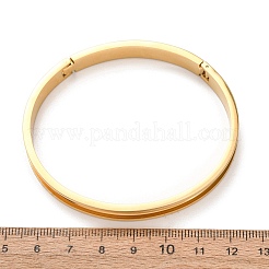 Base de bracelet rainurée en acier inoxydable 304&nbsp;SA-CBACA70-04G