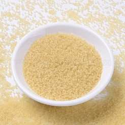 MIYUKIデリカビーズ  シリンダー  日本製シードビーズ  11/0  （db1272)透明マットライトストロー  1.3x1.6mm  穴：0.8mm  約10000個/袋  50 G /袋&nbsp;SEED-X0054-DB1272