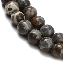 Нити бусин из натурального астроита и яшмы&nbsp;G-F814-A01-6mm