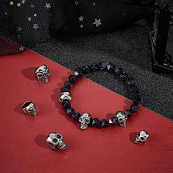 8 шт. 8 стиля хэллоуин бусины из нержавеющей стали 304&nbsp;STAS-UN0059-62