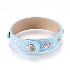 PU-Lederarmband&nbsp;BJEW-WH0010-02B