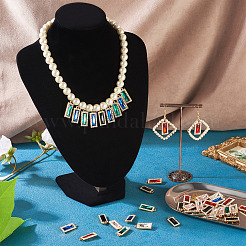 36 шт. подвески из цинкового сплава 6 цветов ALRI-TA0001-33