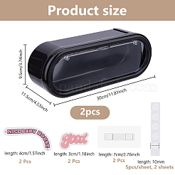 Пластиковые настенные витрины для фигурок&nbsp;ODIS-WH0331-05A