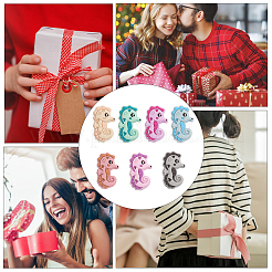 14 шт. 7 цвета пищевые экологически чистые силиконовые бусины SIL-CA0002-29