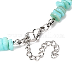 Ожерелья из бисера из натуральных окрашенных пресноводных ракушек NJEW-JN05488-02