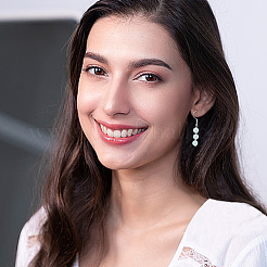 1 нить бусин из малайзийского нефрита&nbsp;G-AN0001-08B