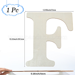 Buchstabe unfertige MDF-Platten&nbsp;WOOD-WH20012-008F