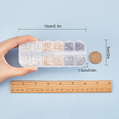 900 Stück 3 Farben Endstücke Kits für DIY-Schmuck&nbsp;KK-SC0001-89