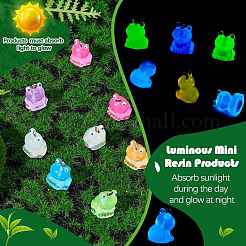 35 шт. 7-цветные подвески из прозрачной смолы JX855A