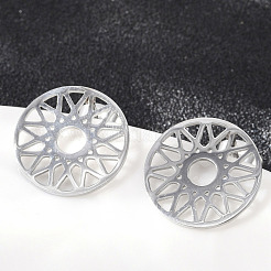 Серьги-гвоздики из нержавеющей стали 304 для женщин EJEW-Z089-11P