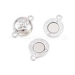 Fermoirs magnétiques en acier inoxydable 304 avec boucles&nbsp;STAS-P452-04E-P