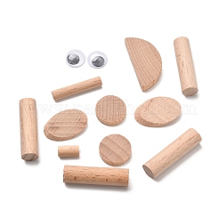 Bricolage boiseries 3d tigre animal copeaux de bois branche d'arbre matériel pack&nbsp;DIY-C024-08