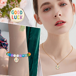 Кулоны с эмалью из латуни KK-BBC0005-55