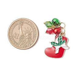 Новогодняя тема сплава эмали подвески&nbsp;PALLOY-JF04149
