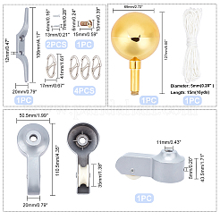 Наборы выводов для флагштока diy на открытом воздухе&nbsp;AJEW-WH0188-80