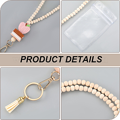 Ремни для сумок из дерева&nbsp;AJEW-WH20072-29B