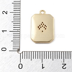 Латунные микро проложить кубического циркония подвески&nbsp;KK-D283-30G-03