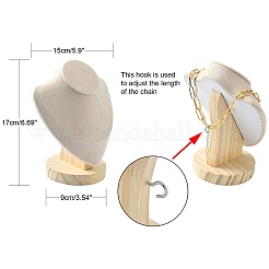 Стойка дисплея бюста ожерелья NDIS-E022-01C