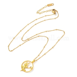 Латунные прозрачные кубические циркониевые подвески ожерелья для женщин&nbsp;LS-NJEW-B121-01G-01