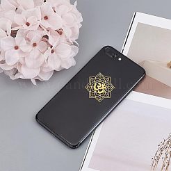 9 шт. 9 стиля чакра никелевые самоклеящиеся наклейки с картинками DIY-OC0004-29