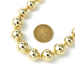 Ожерелье из градуированных бусин из нержавеющей стали 304 для женщин NJEW-G157-04G