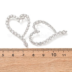 Messing micro pave klare zirkonia anhänger&nbsp;CU-CBA2907-02D-P