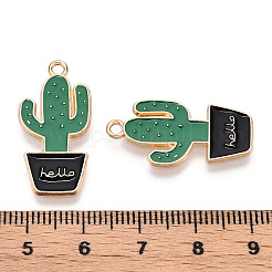 Подвески из эмали и сплава&nbsp;ENAM-WH0047-28G