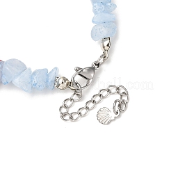 5 set di braccialetti con ciondoli a forma di tartaruga turchese sintetica e naturale&nbsp;BJEW-JB12405