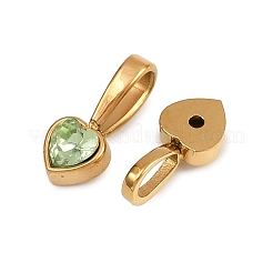 12 шт. из нержавеющей стали 304 с подвесками из кубического циркония&nbsp;STAS-G359-02G