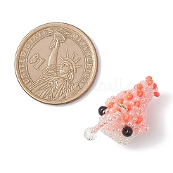 Подвески в виде рыб-фонарей из стеклянных бус&nbsp;PALLOY-MZ01041-03