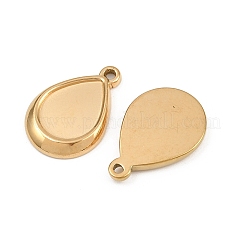 Оправы для подвесок из нержавеющей стали 304 в виде кабошонов STAS-L303-31G