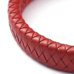 Bracelets unisexes armure de cordon en cuir&nbsp;BJEW-JB04893