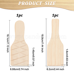 2 clap en bois et argile de style 2&nbsp;TOOL-OC0001-60