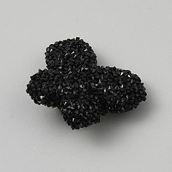 Undurchsichtige Acrylperlen und Schleife aus Legierung&nbsp;SACR-TAC0014-001B