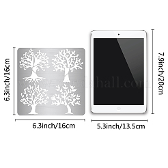 Трафареты для штампов из нержавеющей стали DIY-WH0238-027