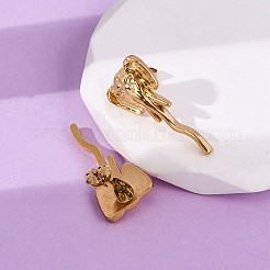 Серьги-гвоздики в форме слона из нержавеющей стали 304&nbsp;EJEW-A140-02G