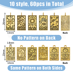 Подвески из сплава в тибетском стиле&nbsp;TARO-DC0001-01AG