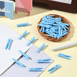 100 шт. зажимы для фотобумаги своими руками из дерева&nbsp;AJEW-SP0003-42B