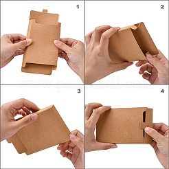 Faltbare kreative Kraftpapierbox&nbsp;CON-L018-C06