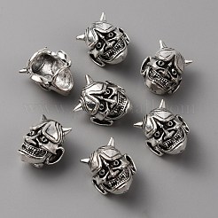 Сплавочные европейские бусины FIND-WH0111-140AS