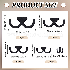 2 пакетик фетровый рот для куклы AJEW-FG0004-92